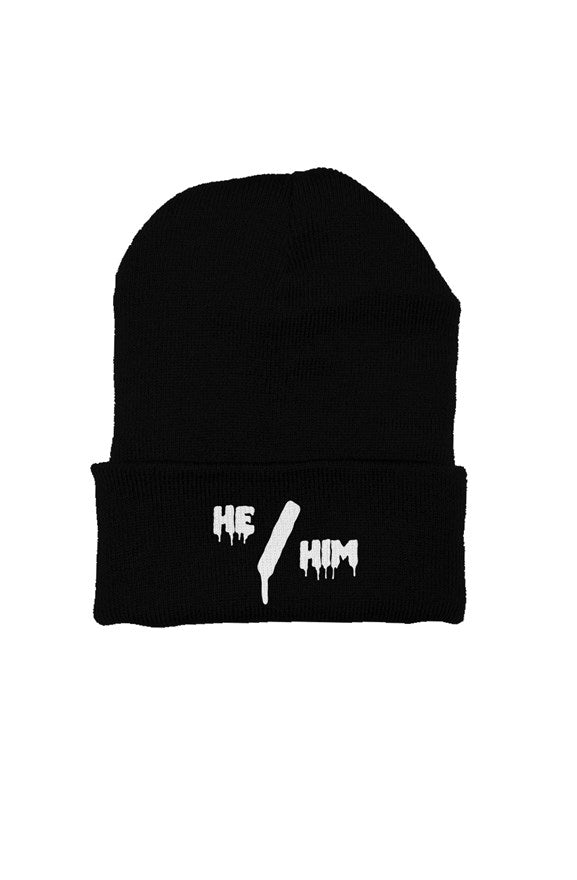 He/Him Beanie